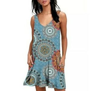 Leo Rosi Women's Beth Dress - Blue - Size: Small